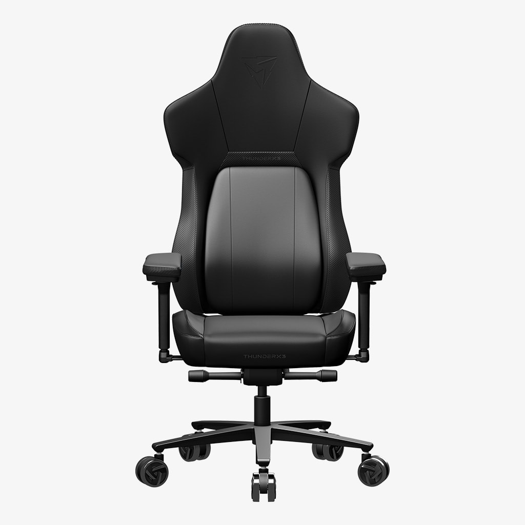ThunderX3 CORE Modern Sedia per Gaming Universale Ergonomica con Seduta Imbottita - Nero, Fino a 150 kg