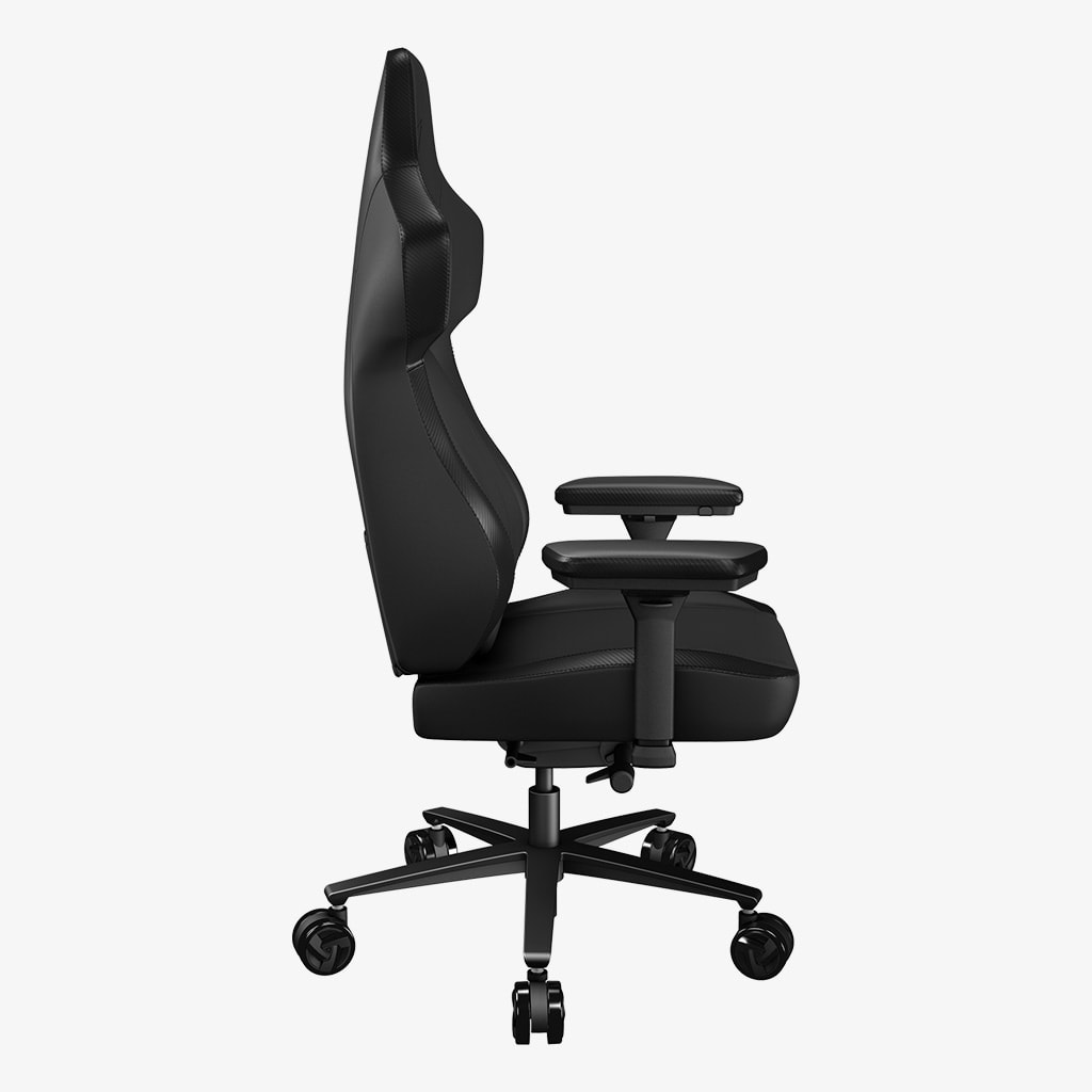 ThunderX3 CORE Modern Sedia per Gaming Universale Ergonomica con Seduta Imbottita - Nero, Fino a 150 kg