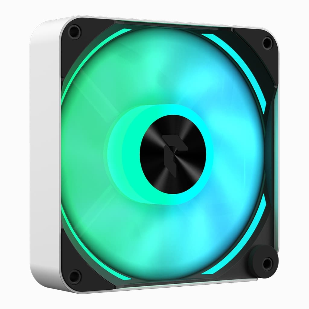 APNX Ventola FP2-120 PWM ARGB 120mm Bianco con Cuscinetto Fluido Dinamico