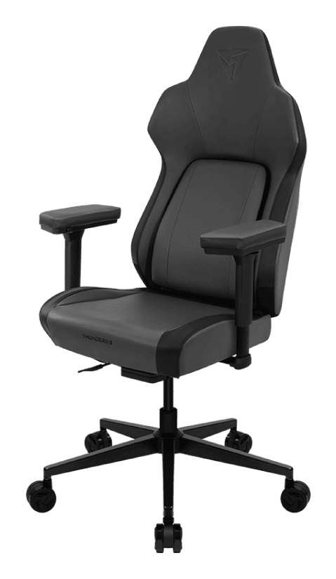 ThunderX3 CORE Smart - Sedia Gaming Ergonomica Nero Moderno fino a 125kg con Supporto Schiena Automatico