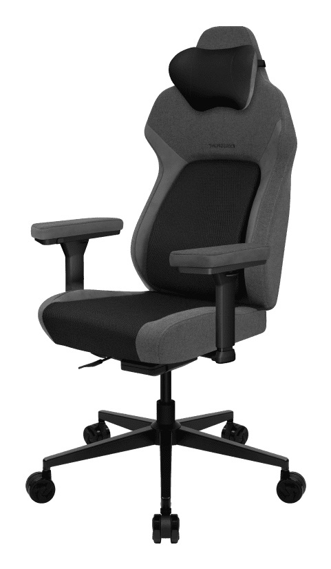 ThunderX3 CORE Smart - Sedia Gaming Ergonomica in Mesh Nera, Fino a 125kg, Supporto Posteriore Automatico