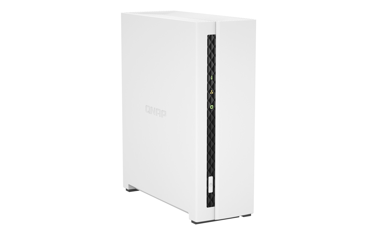 QNAP TS-133 NAS Tower 1 Bay ARM Quad-Core 1.8GHz, 2GB DDR4, 1 x SATA 6Gb/s, 1 x GbE, Bianco