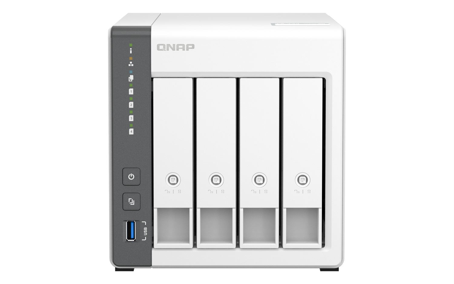 QNAP TS-433-4G NAS Tower ARM Cortex-A55 4 GB - 4 Bay SATA 6Gb/s con 2.5GbE e GbE