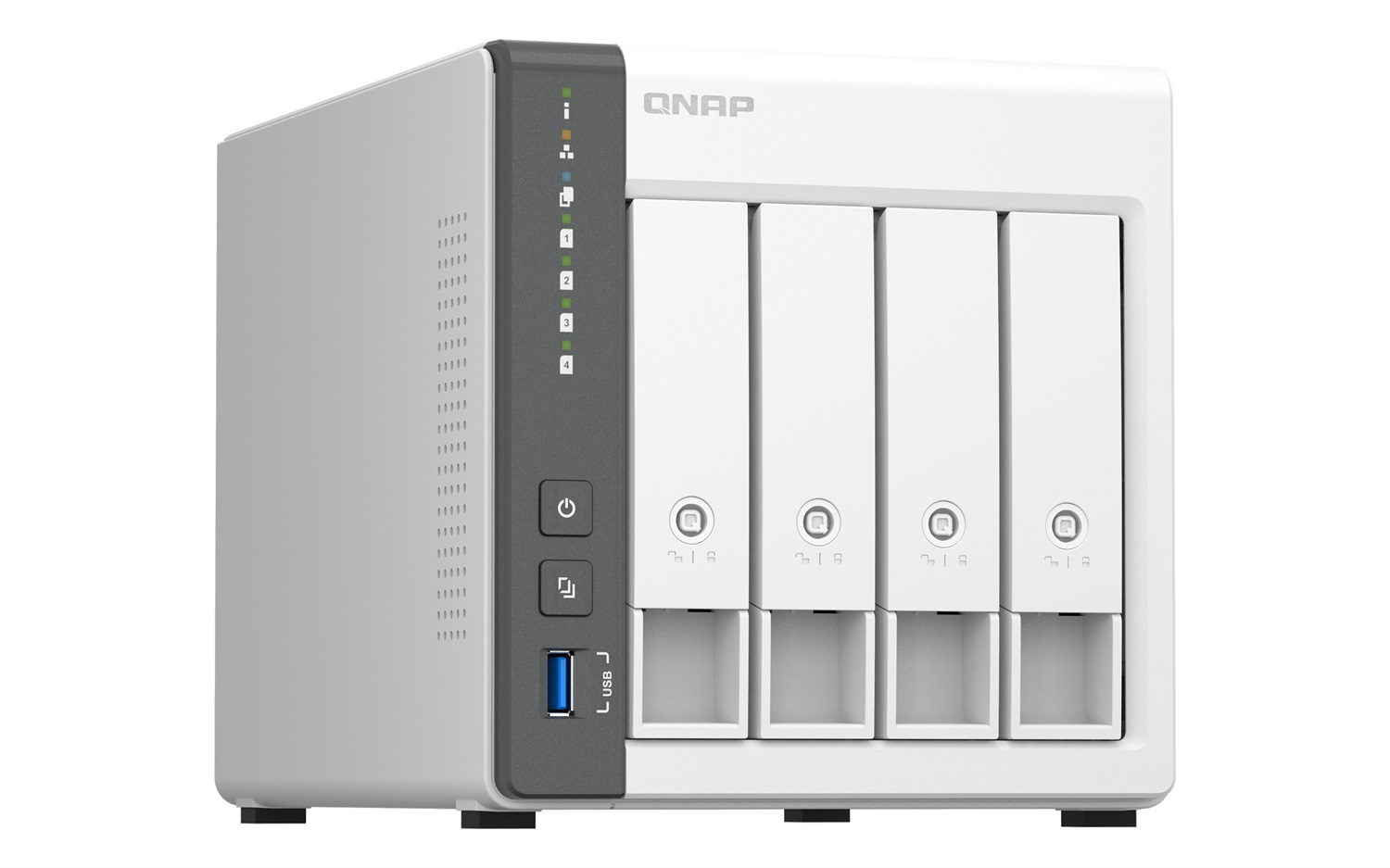 QNAP TS-433-4G NAS Tower ARM Cortex-A55 4 GB - 4 Bay SATA 6Gb/s con 2.5GbE e GbE