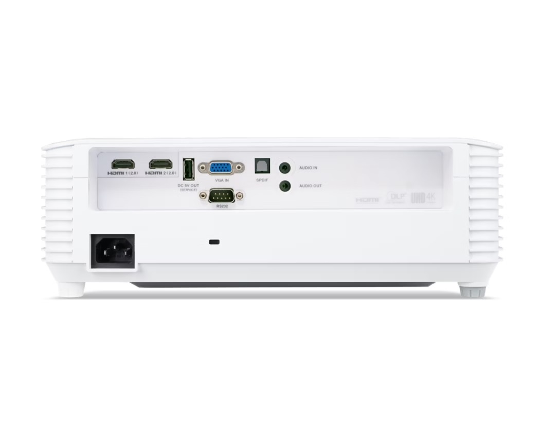 Acer X1827 Videoproiettore DLP UHD 4K (3840x2160) 4000 ANSI Lumen Bianco