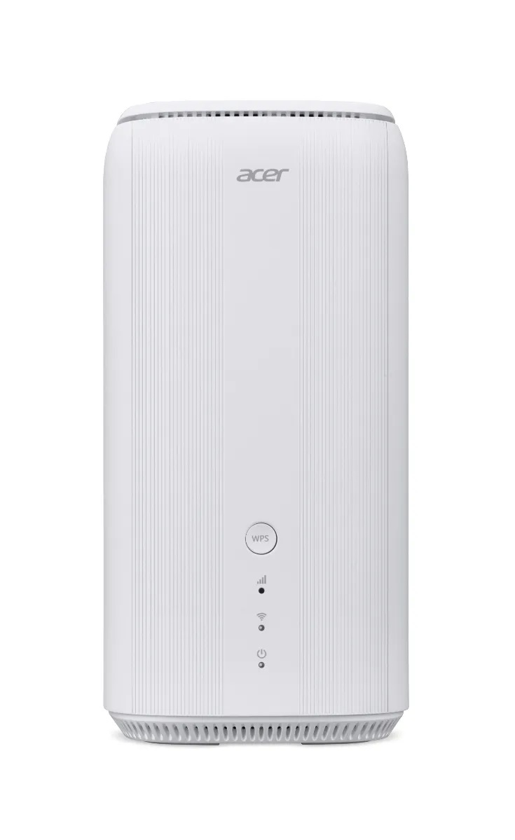 Acer Connect X6E Router 5G Wi-Fi 6E Tri-band (2,4 GHz/5 GHz/6 GHz) Gigabit Ethernet con NFC e tecnologia 4x4 MU-MIMO - Bianco