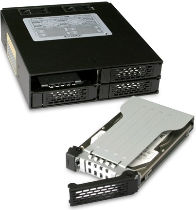 Icy Dock MB994SP-4S - Rugged Full Metal 4 Bay 2.5