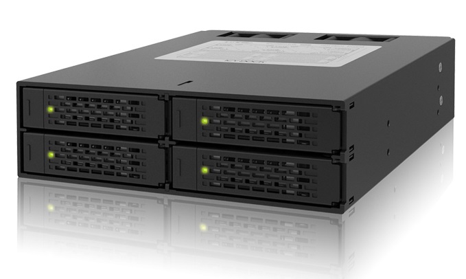 ICY DOCK ToughArmor MB994SP-4SB-1 Gabbia Backplane Hot Swap per 4 SSD/HDD SATA/SAS da 2,5