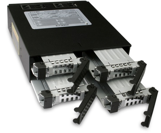 ICY DOCK ToughArmor MB994SP-4SB-1 Gabbia Backplane Hot Swap per 4 SSD/HDD SATA/SAS da 2,5