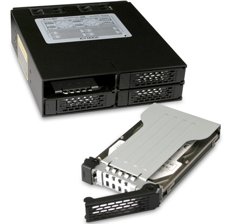 ICY DOCK ToughArmor MB994SP-4SB-1 Gabbia Backplane Hot Swap per 4 SSD/HDD SATA/SAS da 2,5