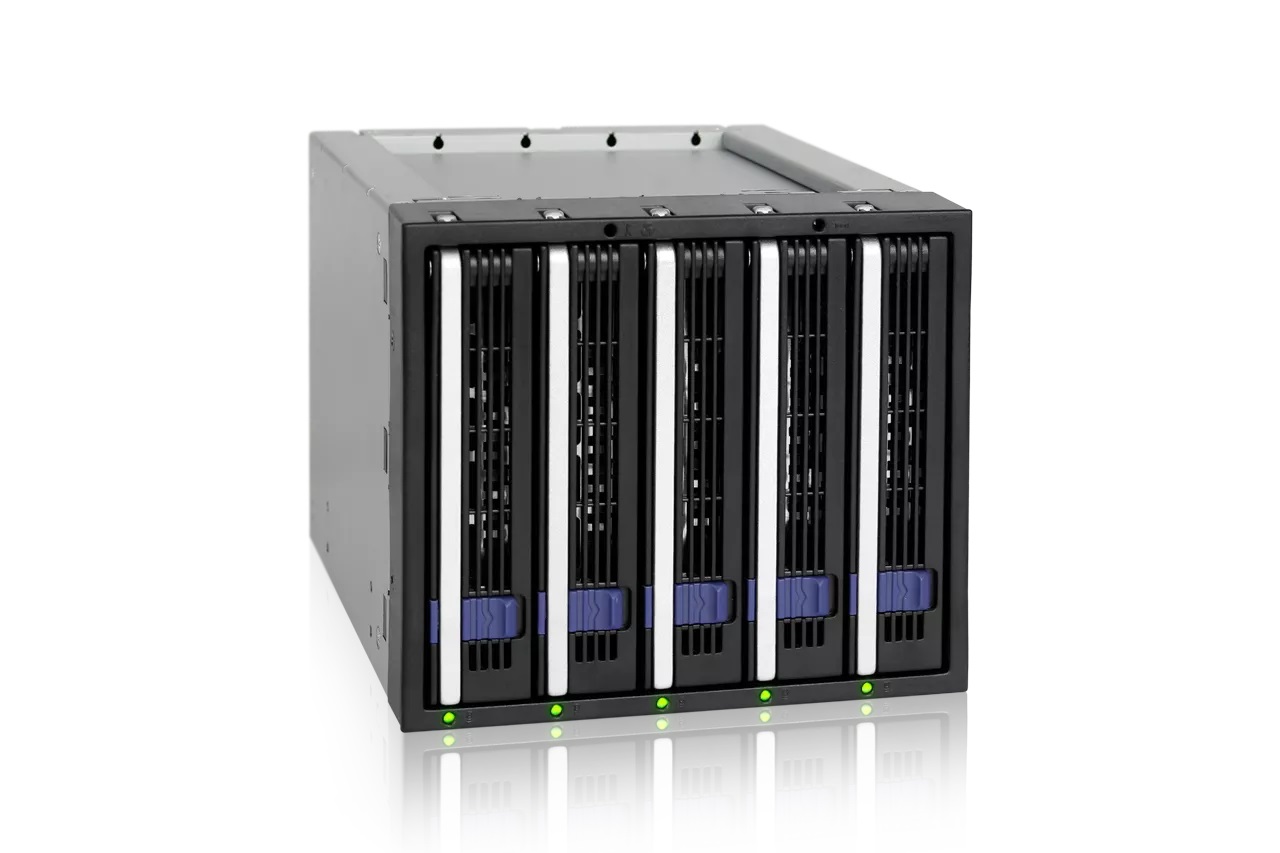Icy Dock MB155SP-B - Pannello Drive Bay 5 Bay EZ-Tray 3.5