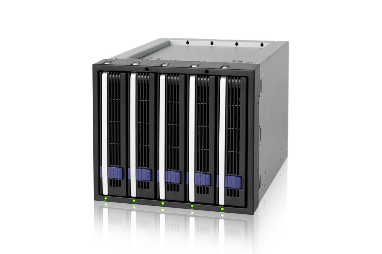 Icy Dock MB155SP-B - Pannello Drive Bay 5 Bay EZ-Tray 3.5