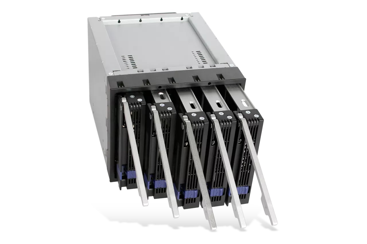 Icy Dock MB155SP-B - Pannello Drive Bay 5 Bay EZ-Tray 3.5
