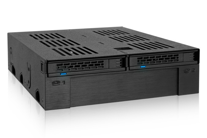 ICY Dock ExpressCage MB322SP-B - Rack mobile per 2 HDD/SSD da 2,5