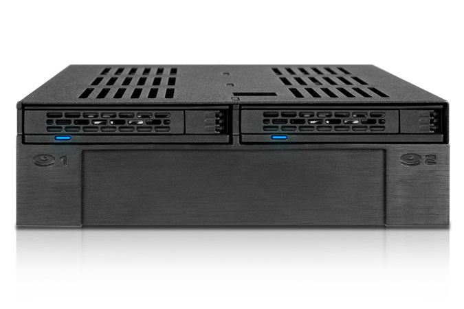 ICY Dock ExpressCage MB322SP-B - Rack mobile per 2 HDD/SSD da 2,5