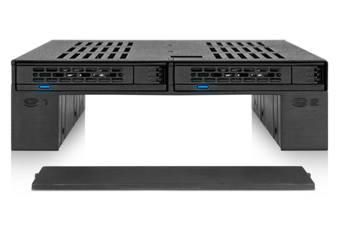 ICY Dock ExpressCage MB322SP-B - Rack mobile per 2 HDD/SSD da 2,5