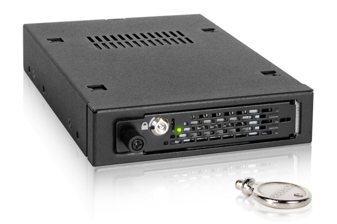 ICY DOCK MB491SKL-B - Rack di archiviazione mobile in metallo per HDD/SSD 2.5
