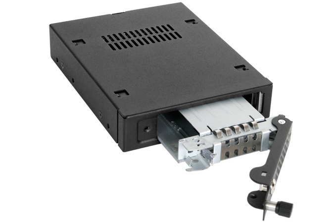 ICY DOCK MB491SKL-B - Rack di archiviazione mobile in metallo per HDD/SSD 2.5