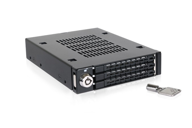 Icy Dock MB993SK-B - Mobile Rack Triple Bay 2.5