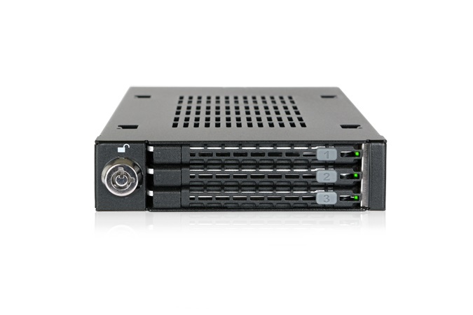 Icy Dock MB993SK-B - Mobile Rack Triple Bay 2.5