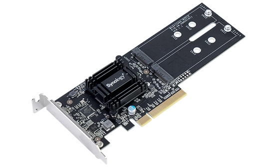 Synology M2D18 Adattatore Dual M.2 SSD - PCIe 2.0 x8 per Espansione Slot a 2 x M.2