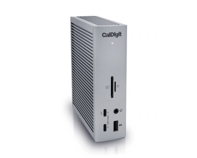 CalDigit TS4 - Thunderbolt Station 4 Grigio con 18 Porte, Cavo Thunderbolt 4 da 0.7m e Alimentazione USB fino a 98 W