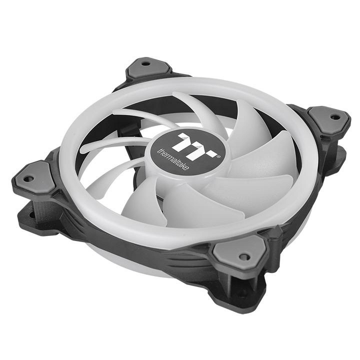 Thermaltake Riing Trio 12 LED RGB Radiator Fan TT Premium Edition - Ventilatore 12 cm, 500-1500 Giri/min, 19,8 dB, Alta Pressione Statica