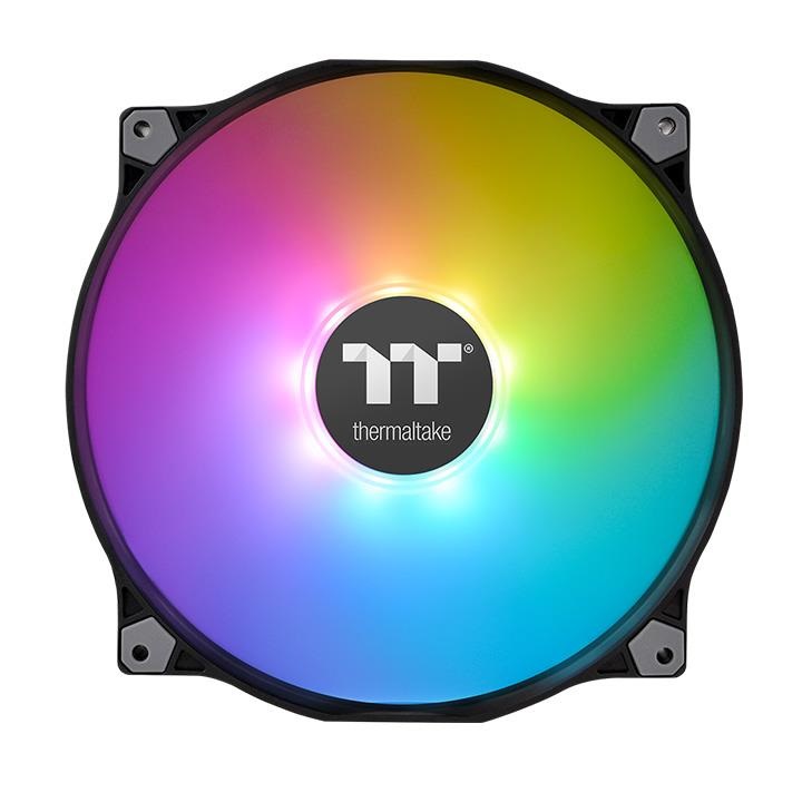 Thermaltake Pure 20 ARGB Ventilatore 200mm Nero - Velocità 500-1000 Giri/min, Flusso d'aria 129,54 pdc/min