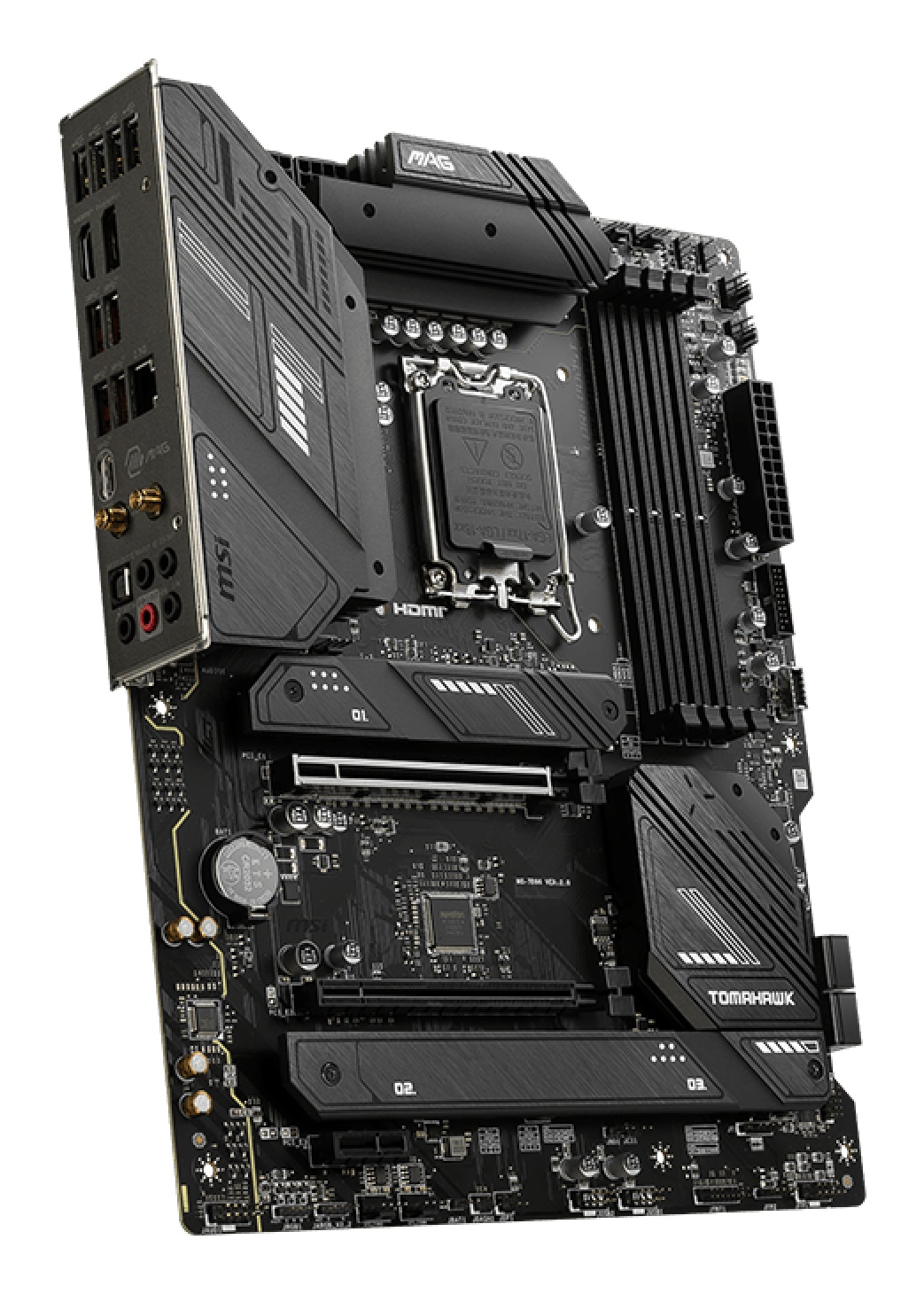 MSI MAG B760 TOMAHAWK WIFI Scheda Madre ATX LGA 1700 - Supporta Intel Core 12a/13a Gen, DDR5 fino a 128GB, Wi-Fi 6E, 4xDDR5, 3xM.2, 4xSATA3