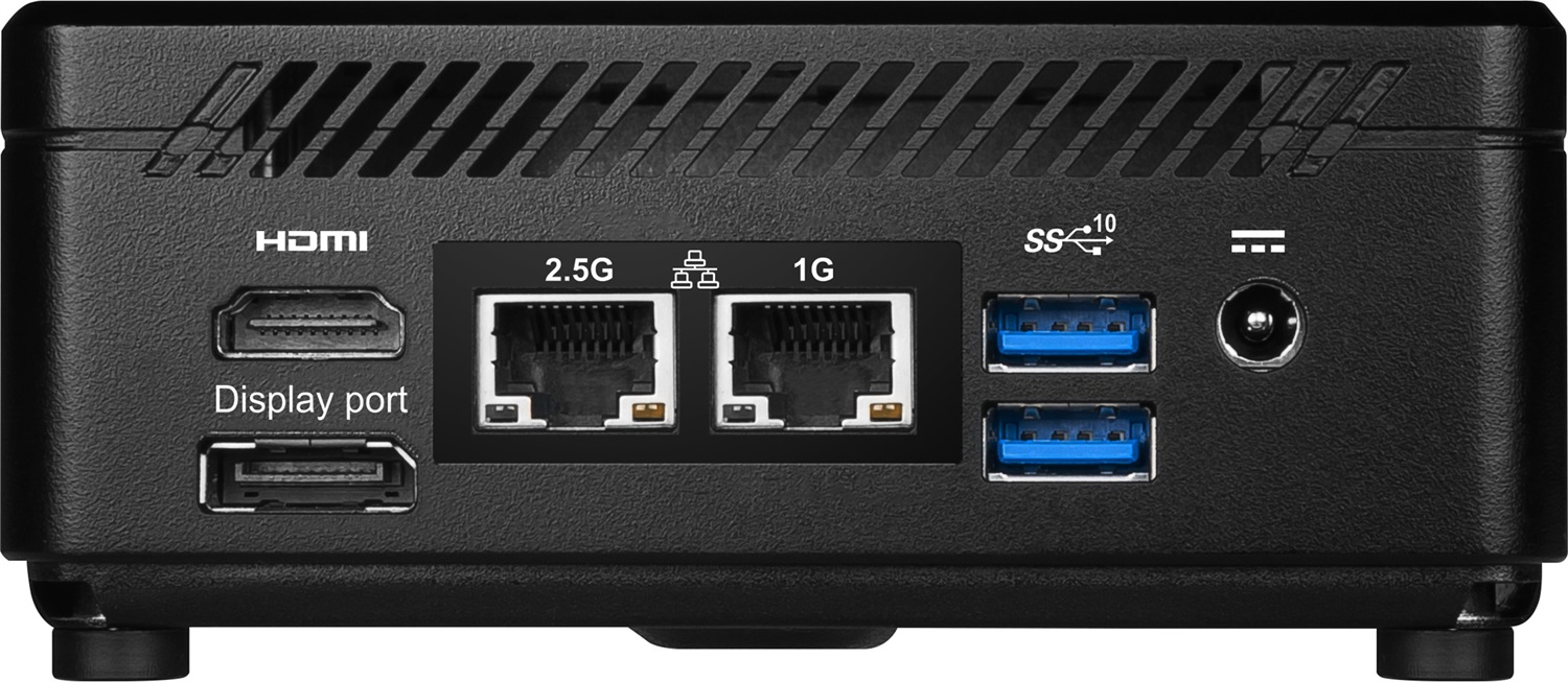MSI Cubi 5 12M-022BDE Mini PC Barebone Nero i3-1215U, Intel Iris Xe, 0.66L, WiFi 6E, BT 5.3