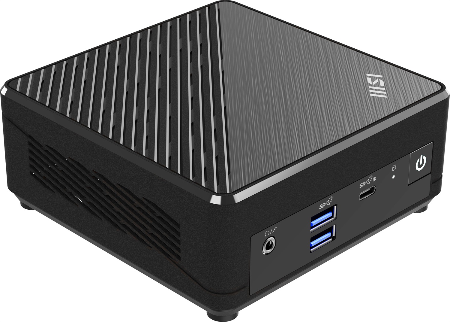 MSI Cubi N ADL-002BEU Mini PC Barebone Nero con Intel N100, 0,69L, fino a 16GB DDR4, HDD & SSD supportati, Wi-Fi 5