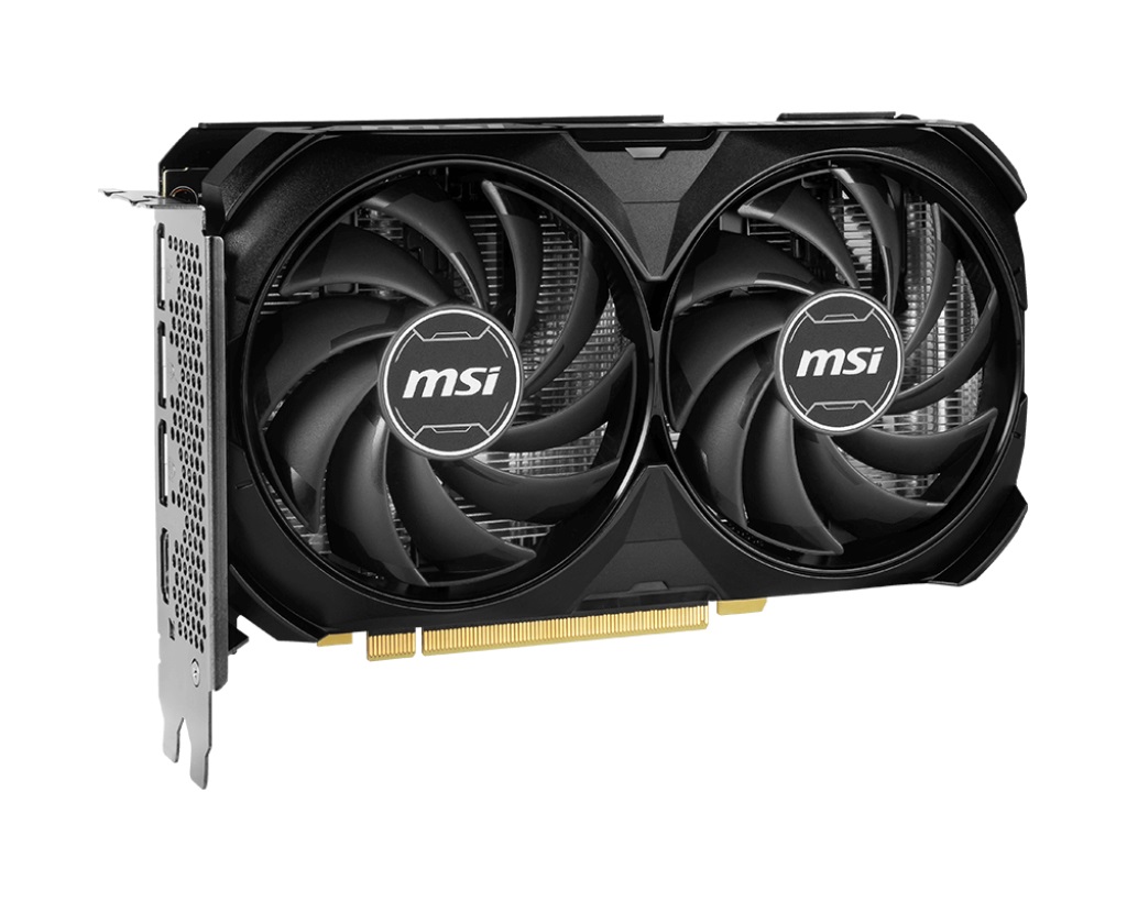 MSI GeForce RTX 4060 Ti VENTUS 2X BLACK 16G OC - Scheda Video NVIDIA con 16 GB GDDR6, 128 bit, PCIe Gen 4, 3x DisplayPort, 1x HDMI, Ventole TORX 4.0