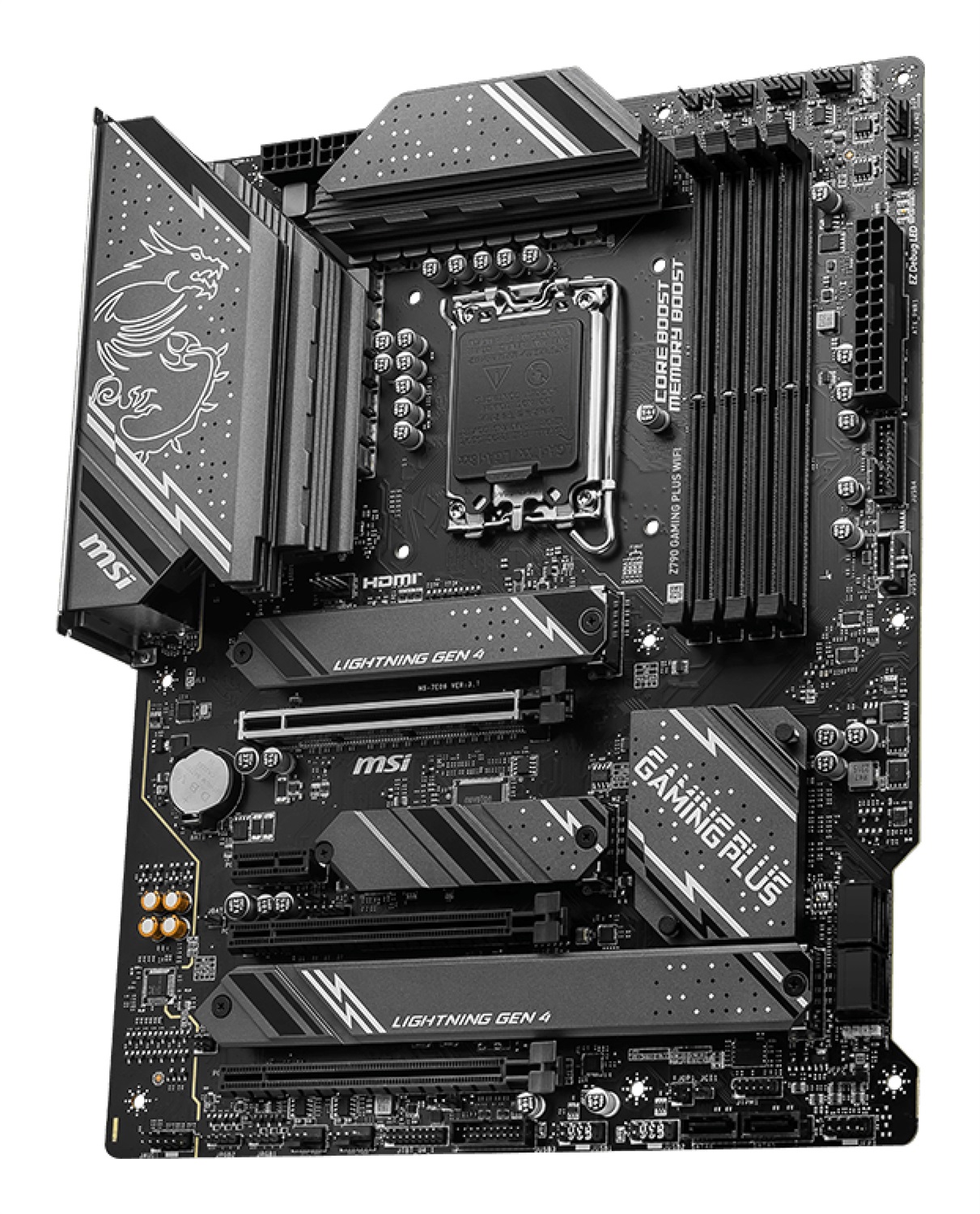 MSI Z790 GAMING PLUS WIFI - Scheda Madre ATX LGA 1700 con Chipset Intel Z790, Supporto DDR5 fino a 192 GB, PCIe 5.0, Wi-Fi 6E e LAN 2.5G