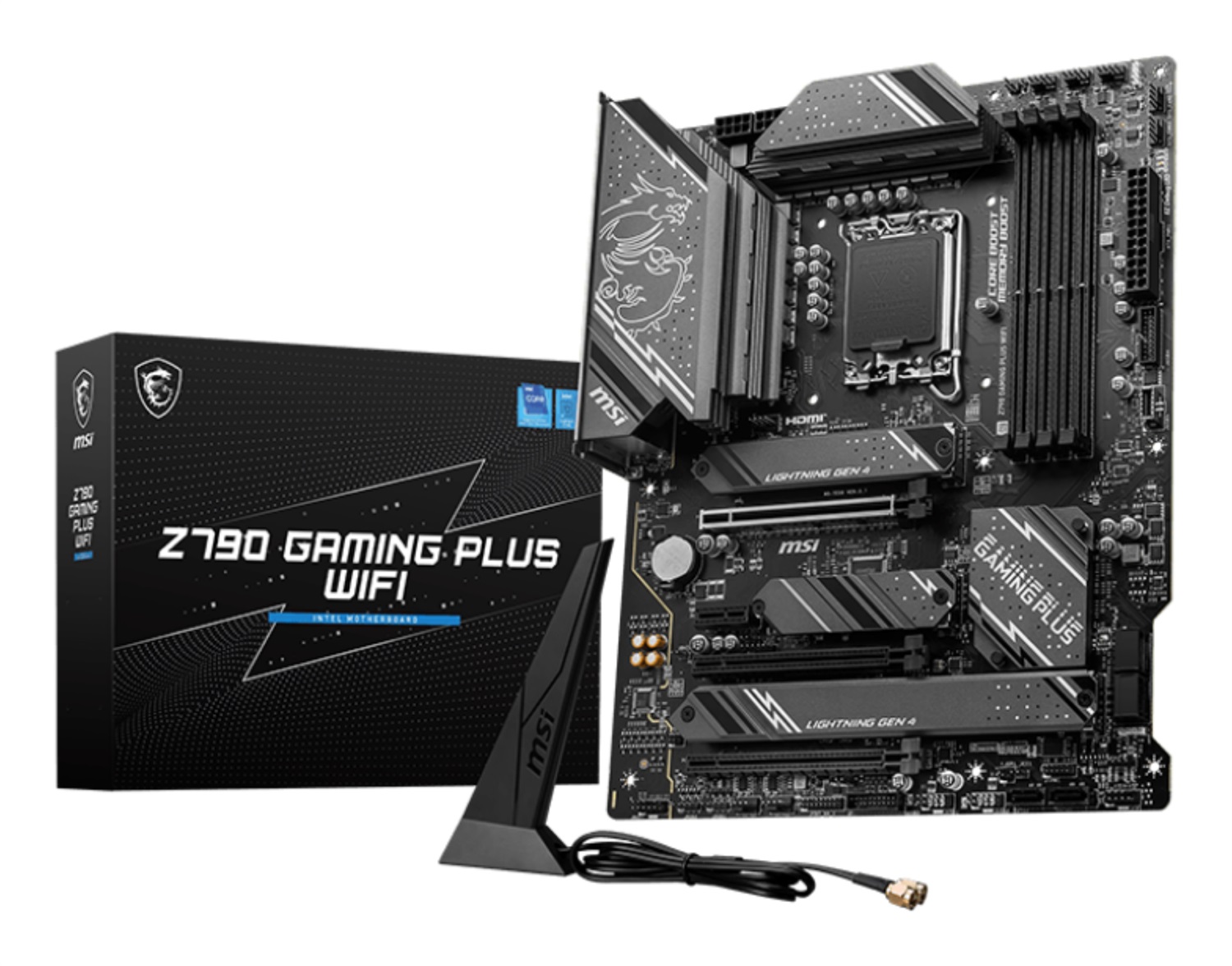 MSI Z790 GAMING PLUS WIFI - Scheda Madre ATX LGA 1700 con Chipset Intel Z790, Supporto DDR5 fino a 192 GB, PCIe 5.0, Wi-Fi 6E e LAN 2.5G