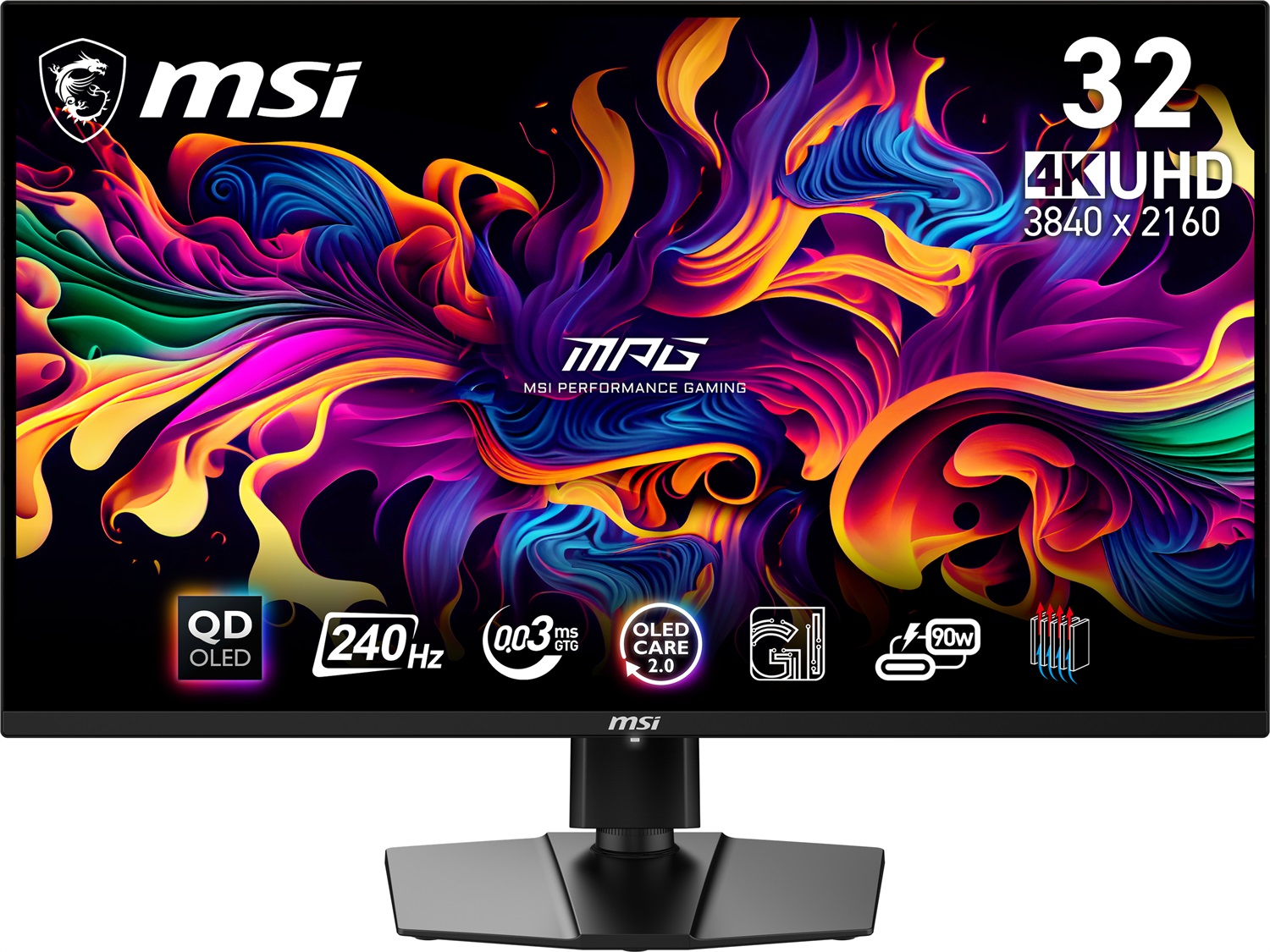 MSI MPG 321URX QD-OLED Monitor Gaming 31.5