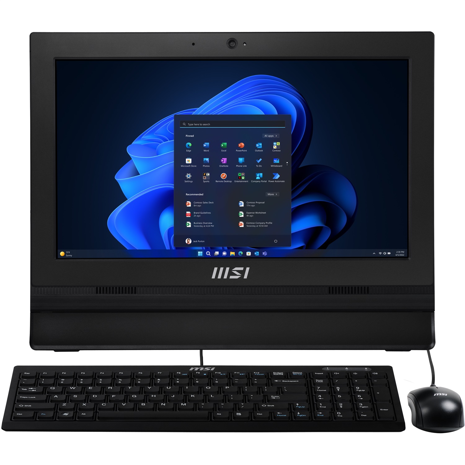 MSI Pro AP162T ADL-005IT All-in-One PC 15.6