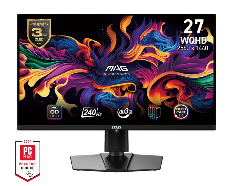MSI MAG 271QPXDE QD-OLED E2 Monitor Gaming 67,3 cm (26.5