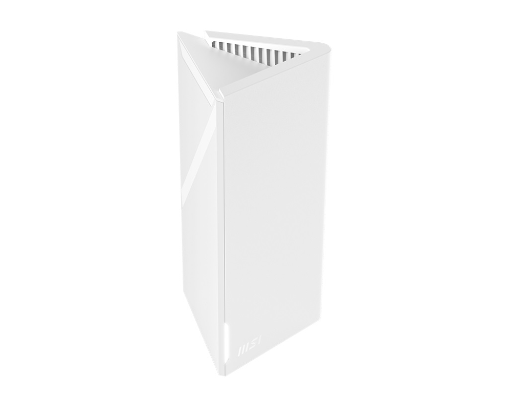 MSI Roamii BE Lite Mesh System 1-pack Dual-Band Wi-Fi 7 (802.11be) 3600 Mbps, 2.5G & Gigabit LAN, Copertura Fino a 269 m², Installazione Semplice, Controllo Parentale e Sicurezza Avanzata
