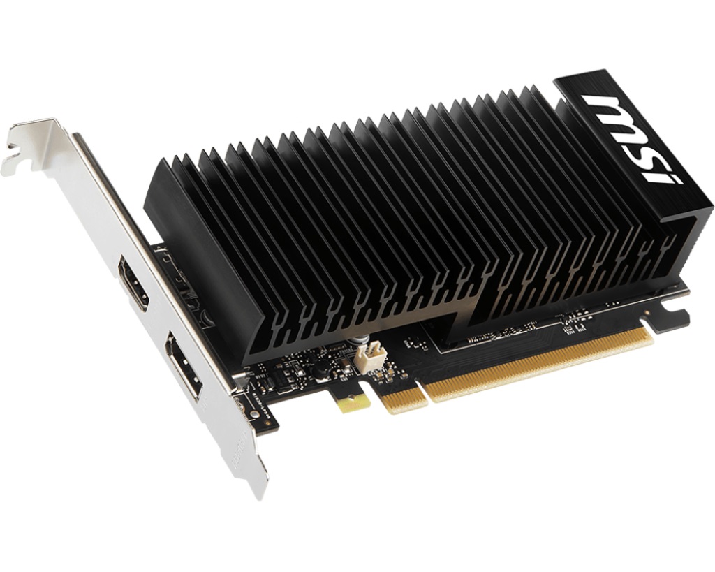 MSI GeForce GT 1030 4GHD4 LP OC - Scheda Video 4 GB GDDR4, 64 bit, PCIe 3.0, HDMI e DisplayPort