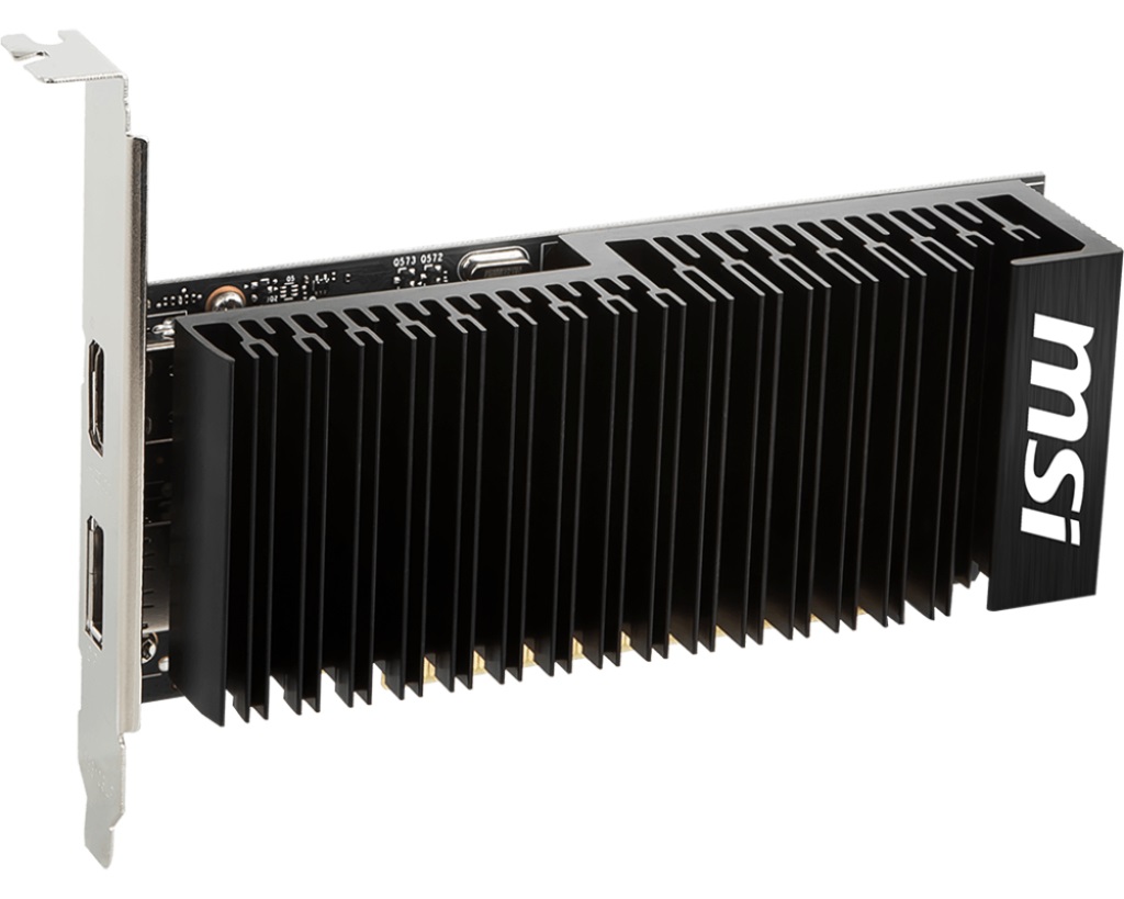 MSI GeForce GT 1030 4GHD4 LP OC - Scheda Video 4 GB GDDR4, 64 bit, PCIe 3.0, HDMI e DisplayPort