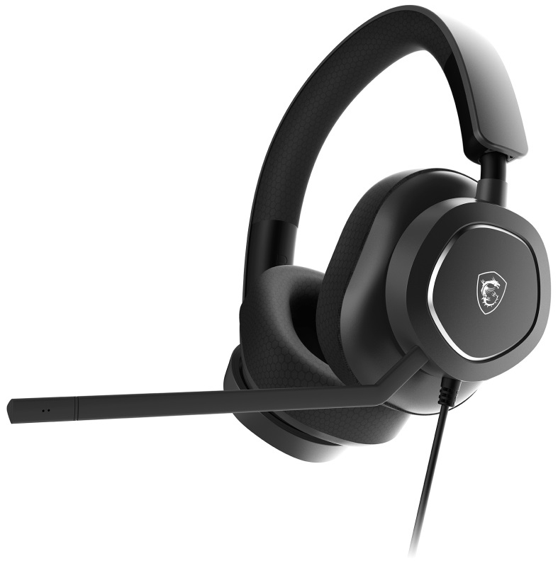 MSI Maestro 300 Auricolare Cablato Gaming - Driver Neodimio 40mm, Microfono Cardioide Rimovibile, Design Leggero e Regolabile, Compatibile con PC/PS5/PS4/Switch/Mobile, Suono 3D con Nahimic