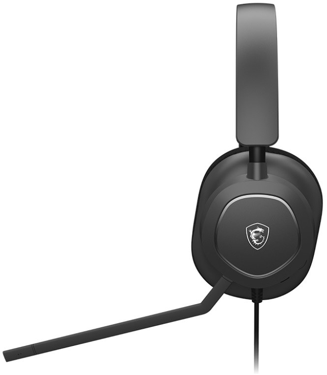 MSI Maestro 300 Auricolare Cablato Gaming - Driver Neodimio 40mm, Microfono Cardioide Rimovibile, Design Leggero e Regolabile, Compatibile con PC/PS5/PS4/Switch/Mobile, Suono 3D con Nahimic
