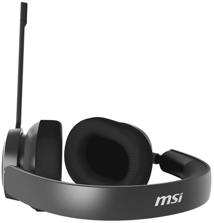MSI Maestro 300 Auricolare Cablato Gaming - Driver Neodimio 40mm, Microfono Cardioide Rimovibile, Design Leggero e Regolabile, Compatibile con PC/PS5/PS4/Switch/Mobile, Suono 3D con Nahimic