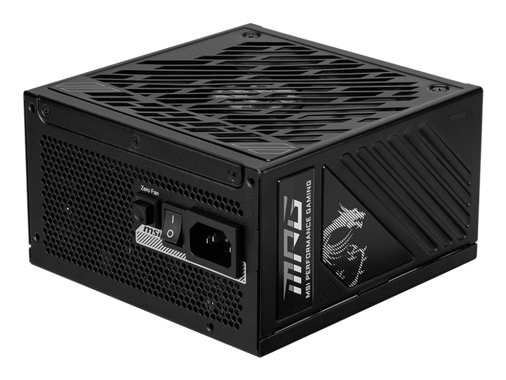 MSI MPG A1000GS PCIE5 Alimentatore Modulare 1000 W ATX 80 PLUS Gold con Supporto PCIe 5.1 e Connettori Nativi 12V