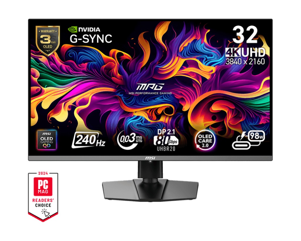 MSI MPG 322URX QD-OLED Monitor Gaming 80 cm (31.5