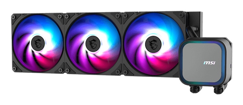 MSI MAG CORELIQUID A13 360 Dissipatore AIO a Liquido per CPU 12 cm Nero - Flusso d'aria 62,6 pdc/min, Design Ottimizzato