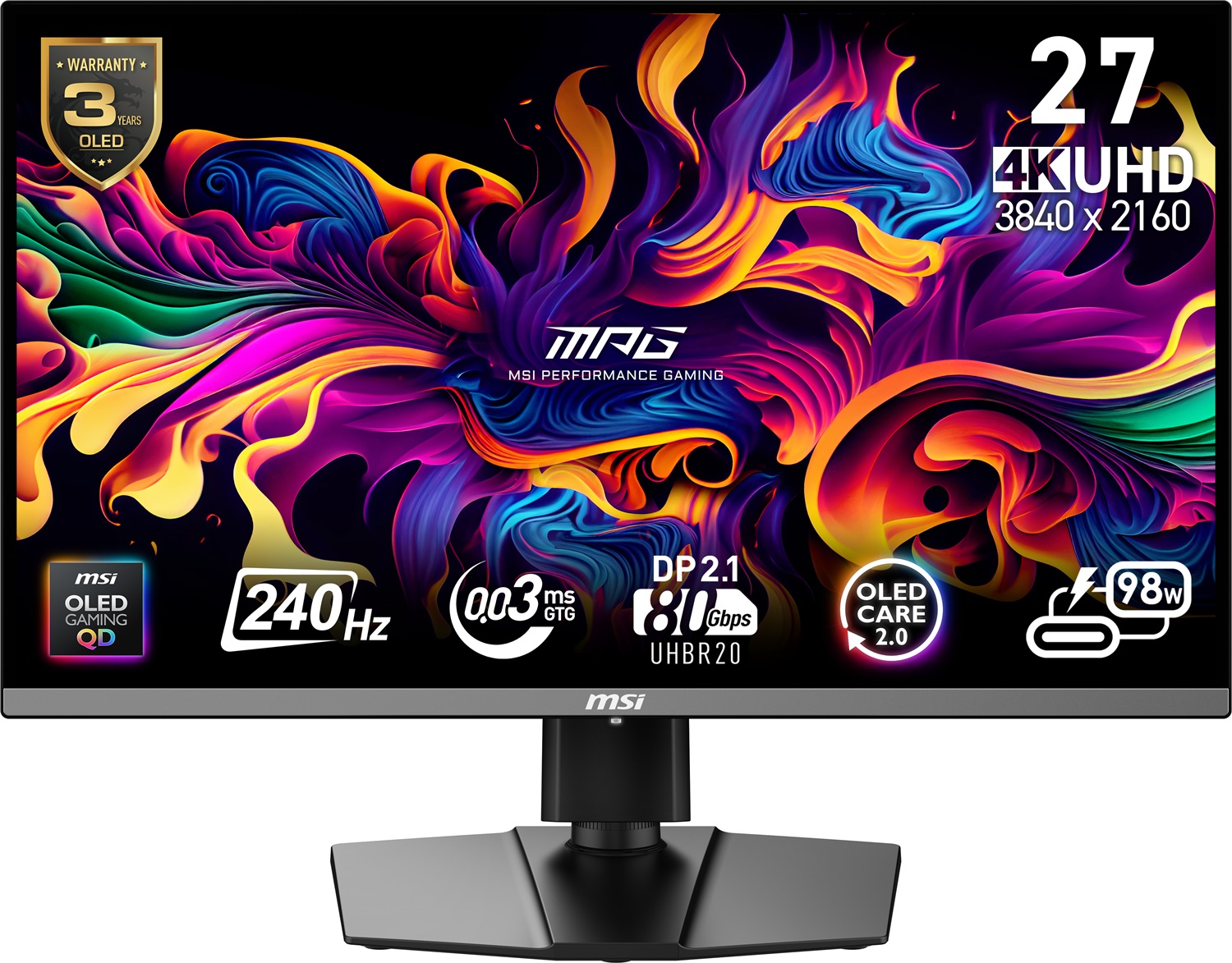 MSI MPG 272URX QD-OLED 27