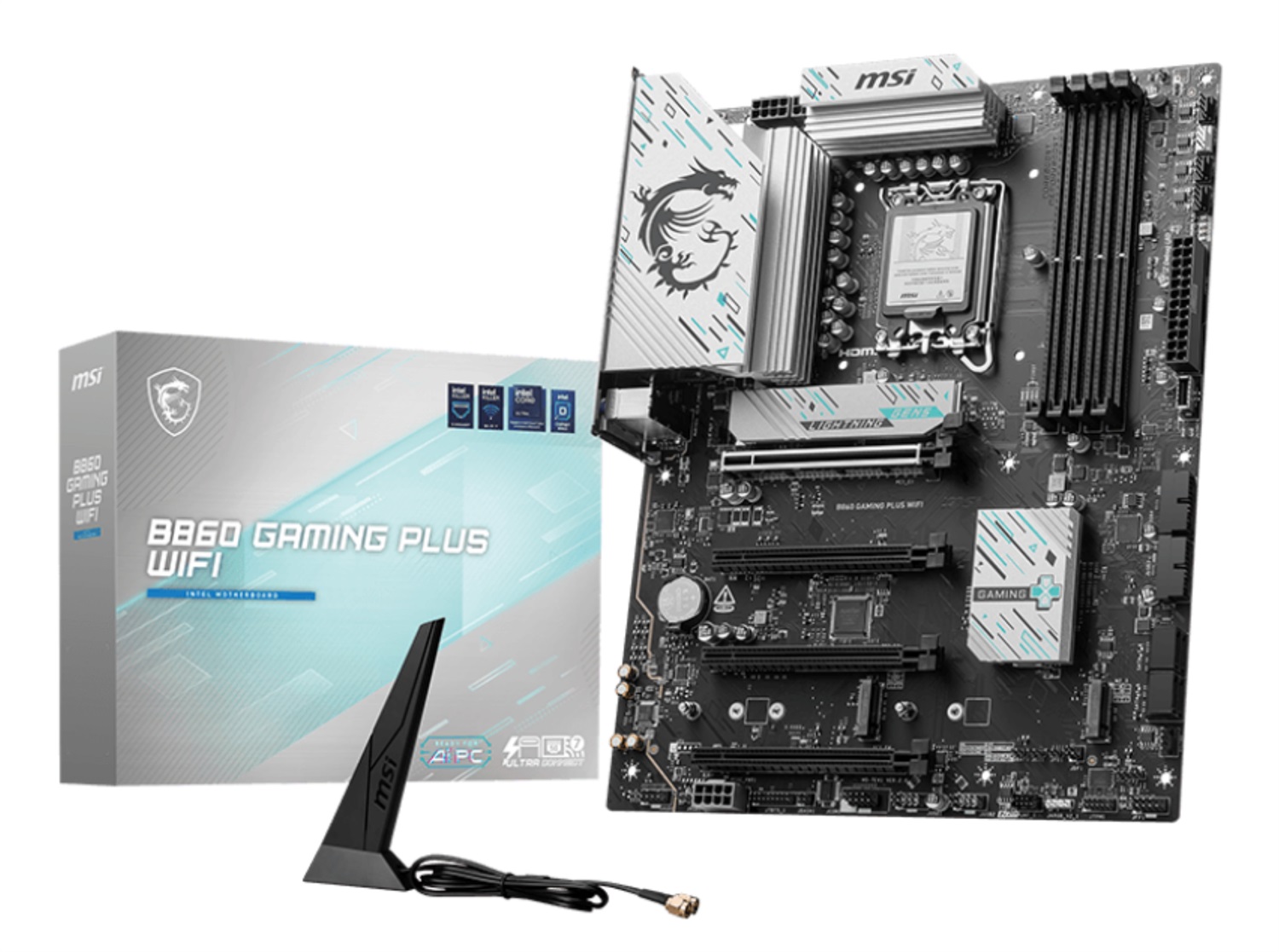 MSI B860 GAMING PLUS WIFI - Scheda Madre ATX LGA 1851 con supporto DDR5 fino a 256 GB e Wi-Fi 7