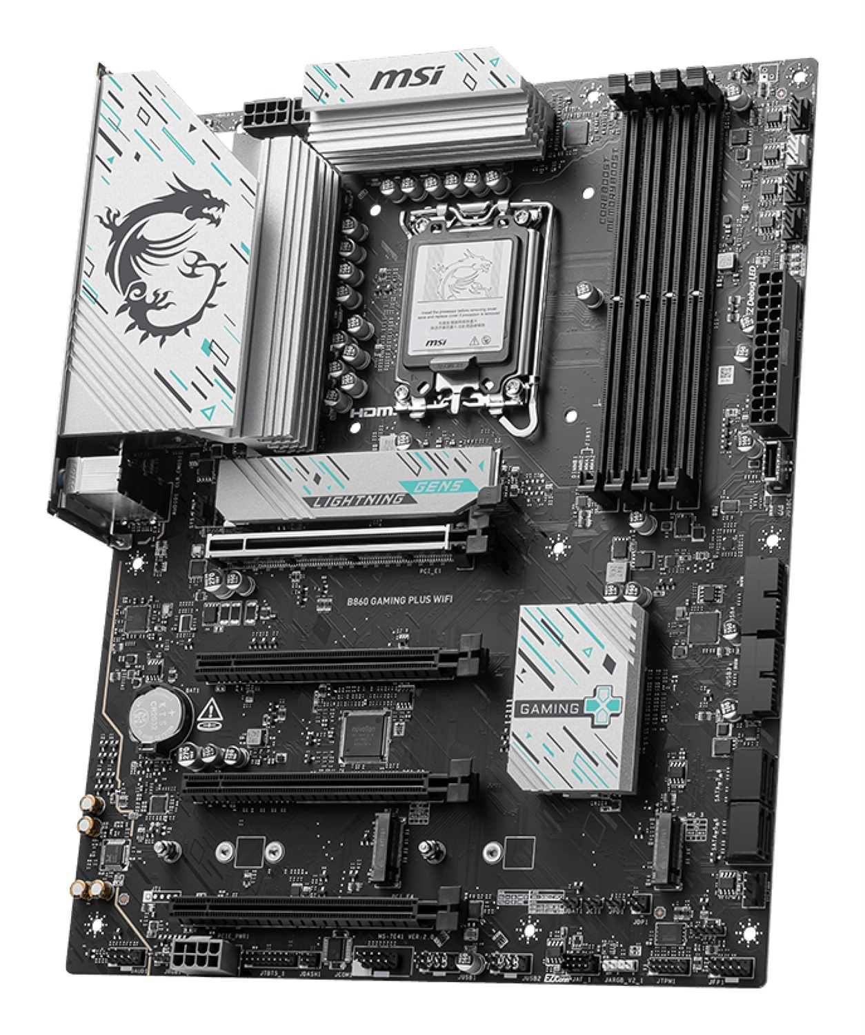 MSI B860 GAMING PLUS WIFI - Scheda Madre ATX LGA 1851 con supporto DDR5 fino a 256 GB e Wi-Fi 7