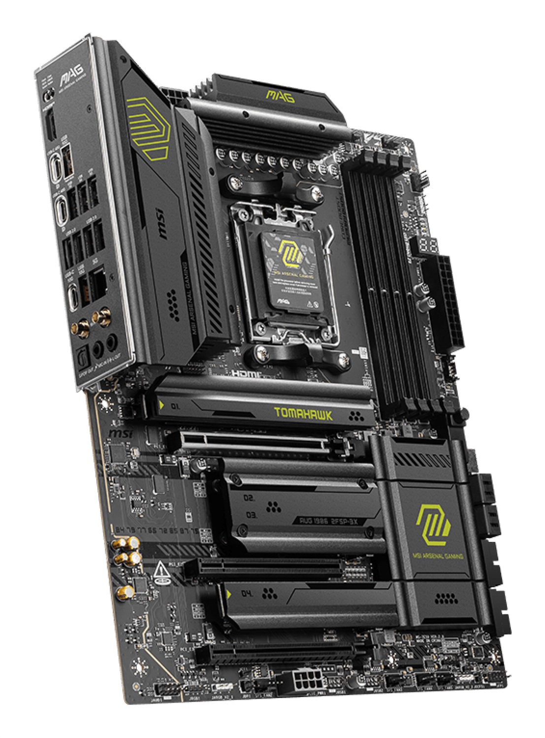 MSI MAG X870E TOMAHAWK WIFI - Scheda madre ATX con Socket AM5, compatibile con AMD Ryzen 7000/8000/9000, DDR5 fino a 256 GB, Wi-Fi 7 e PCIe 5.0